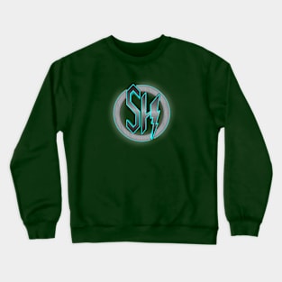 Super Hero Symbol Glowing Crewneck Sweatshirt